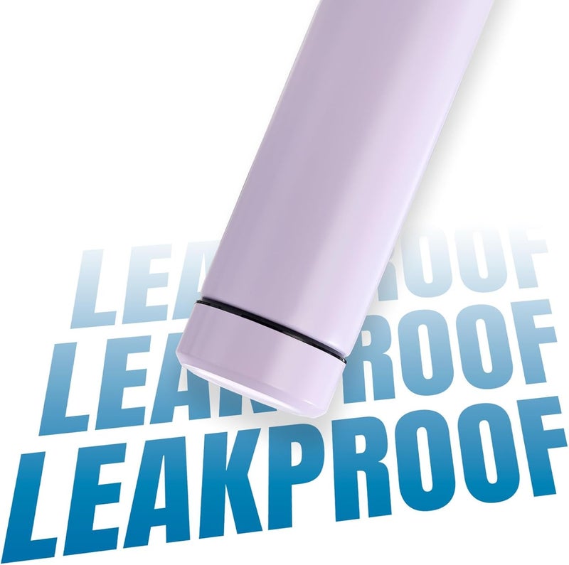 PARACITY Insulated Water Bottle,15 oz Stainless Steel Thermo, Double Wall Vacuum Water Bottle, Metal Water Bottle Keeps Hot for 12 Hrs, Cold for 24 Hrs, for Coffee, Drinks(pink) - Image 3